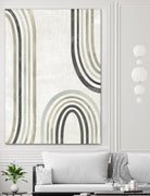 Modern Arc in Color I by June Erica Vess on GIANT ART - neutral abstract