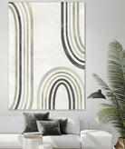 Modern Arc in Color I by June Erica Vess on GIANT ART - neutral abstract