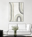 Modern Arc in Color I by June Erica Vess on GIANT ART - neutral abstract