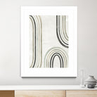 Modern Arc in Color I by June Erica Vess on GIANT ART - neutral abstract