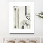 Modern Arc in Color I by June Erica Vess on GIANT ART - neutral abstract