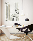 Modern Arc in Color I by June Erica Vess on GIANT ART - neutral abstract