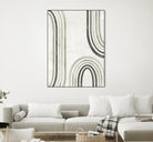 Modern Arc in Color I by June Erica Vess on GIANT ART - neutral abstract