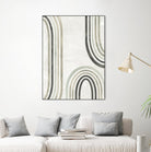 Modern Arc in Color I by June Erica Vess on GIANT ART - neutral abstract