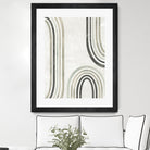 Modern Arc in Color I by June Erica Vess on GIANT ART - neutral abstract