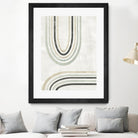 Modern Arc in Color II by June Erica Vess on GIANT ART - neutral abstract