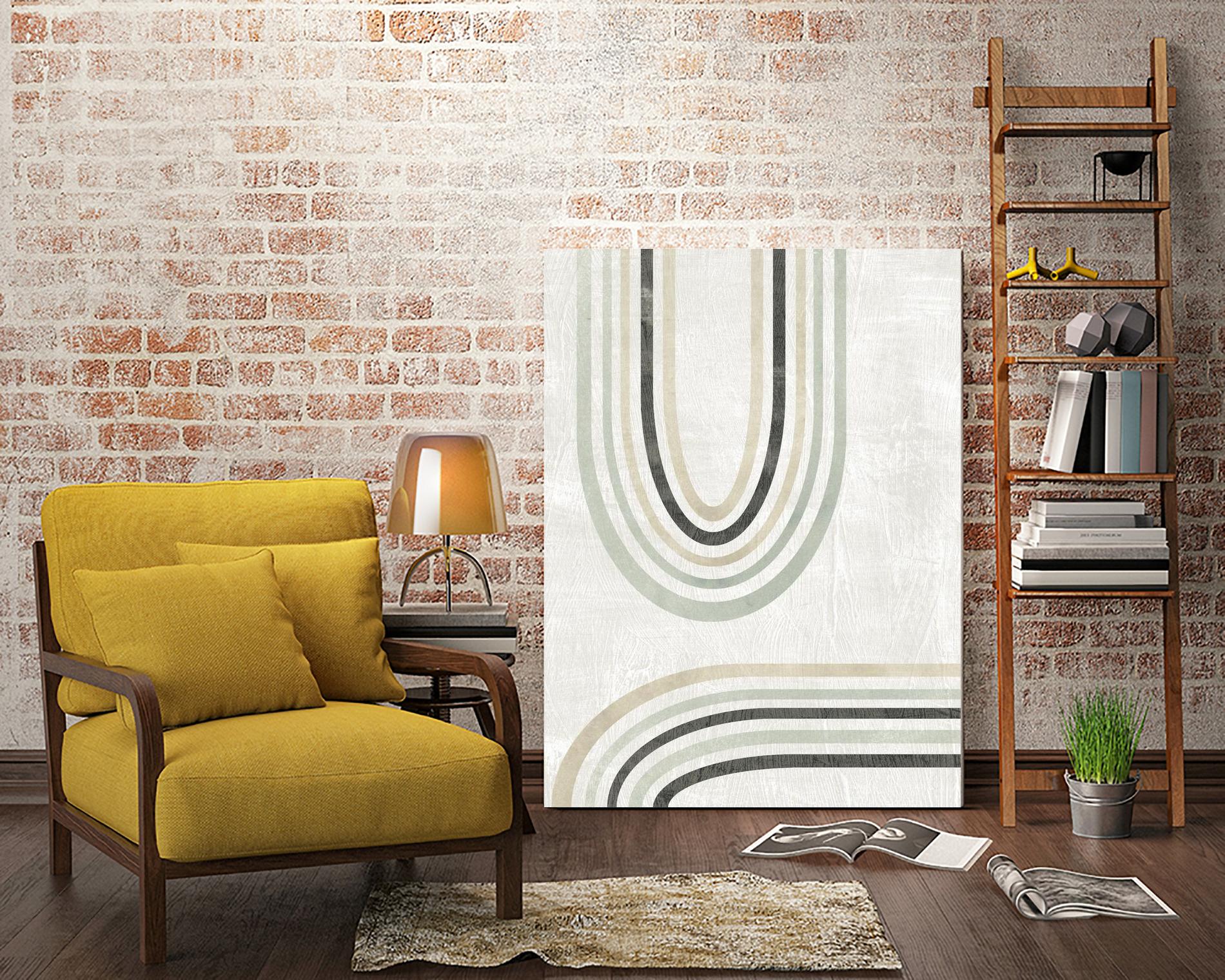 Modern Arc in Color II by June Erica Vess on GIANT ART - neutral abstract