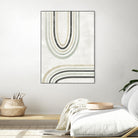 Modern Arc in Color II by June Erica Vess on GIANT ART - neutral abstract