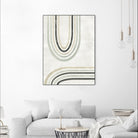 Modern Arc in Color II by June Erica Vess on GIANT ART - neutral abstract