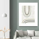 Modern Arc in Color II by June Erica Vess on GIANT ART - neutral abstract