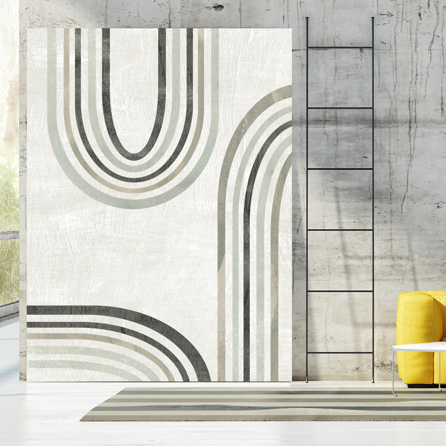 Modern Arc in Color IV by June Erica Vess on GIANT ART - neutral abstract