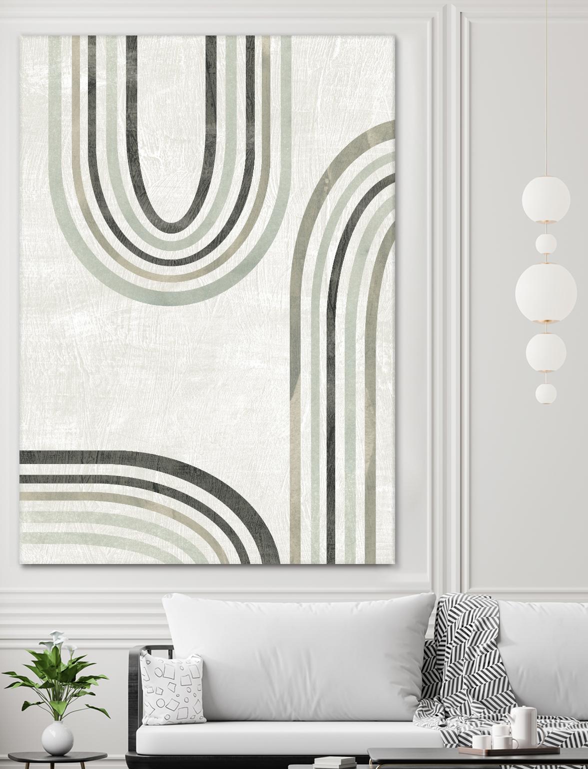 Modern Arc in Color IV by June Erica Vess on GIANT ART - neutral abstract