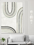 Modern Arc in Color IV by June Erica Vess on GIANT ART - neutral abstract