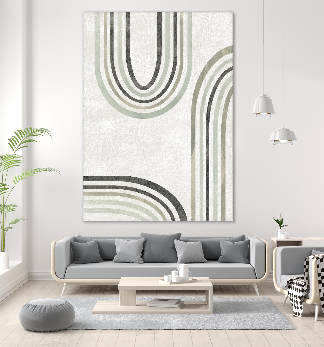 Modern Arc in Color IV by June Erica Vess on GIANT ART - neutral abstract