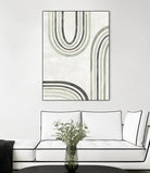 Modern Arc in Color IV by June Erica Vess on GIANT ART - neutral abstract