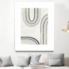 Modern Arc in Color IV by June Erica Vess on GIANT ART - neutral abstract