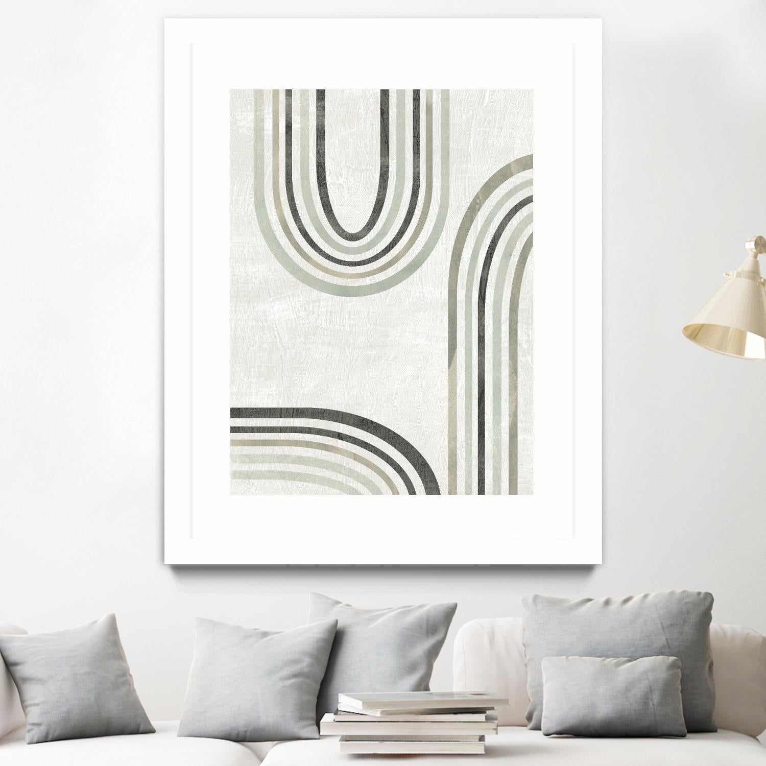 Modern Arc in Color IV by June Erica Vess on GIANT ART - neutral abstract