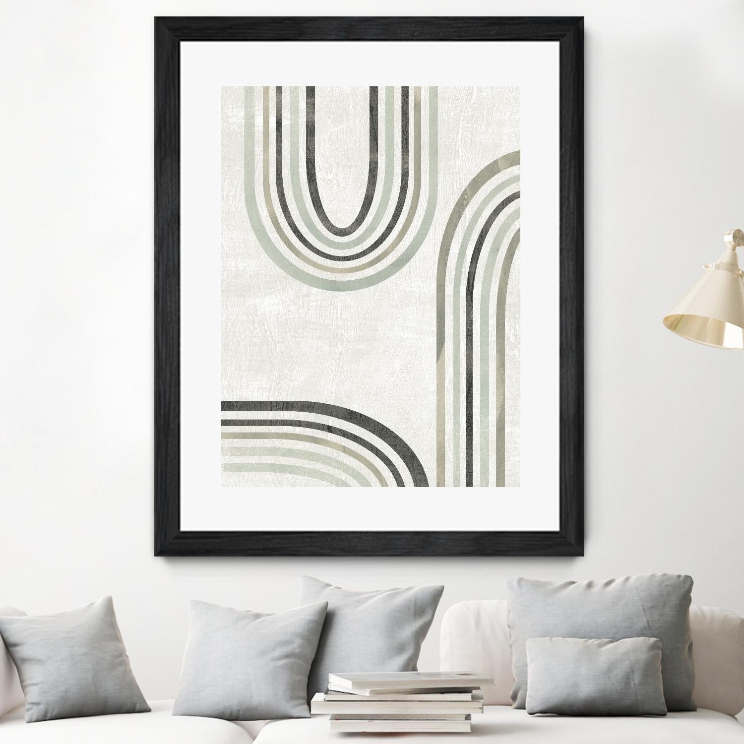 Modern Arc in Color IV by June Erica Vess on GIANT ART - neutral abstract