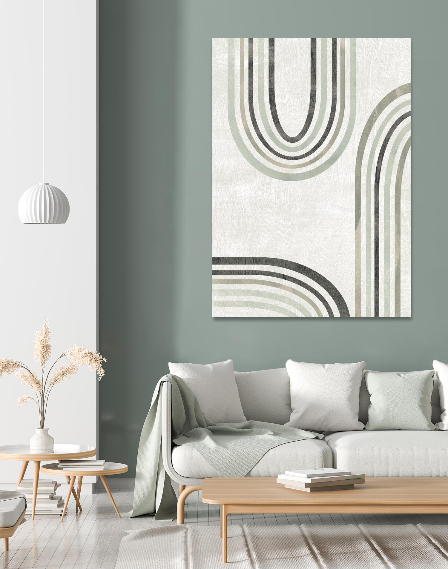 Modern Arc in Color IV by June Erica Vess on GIANT ART - neutral abstract