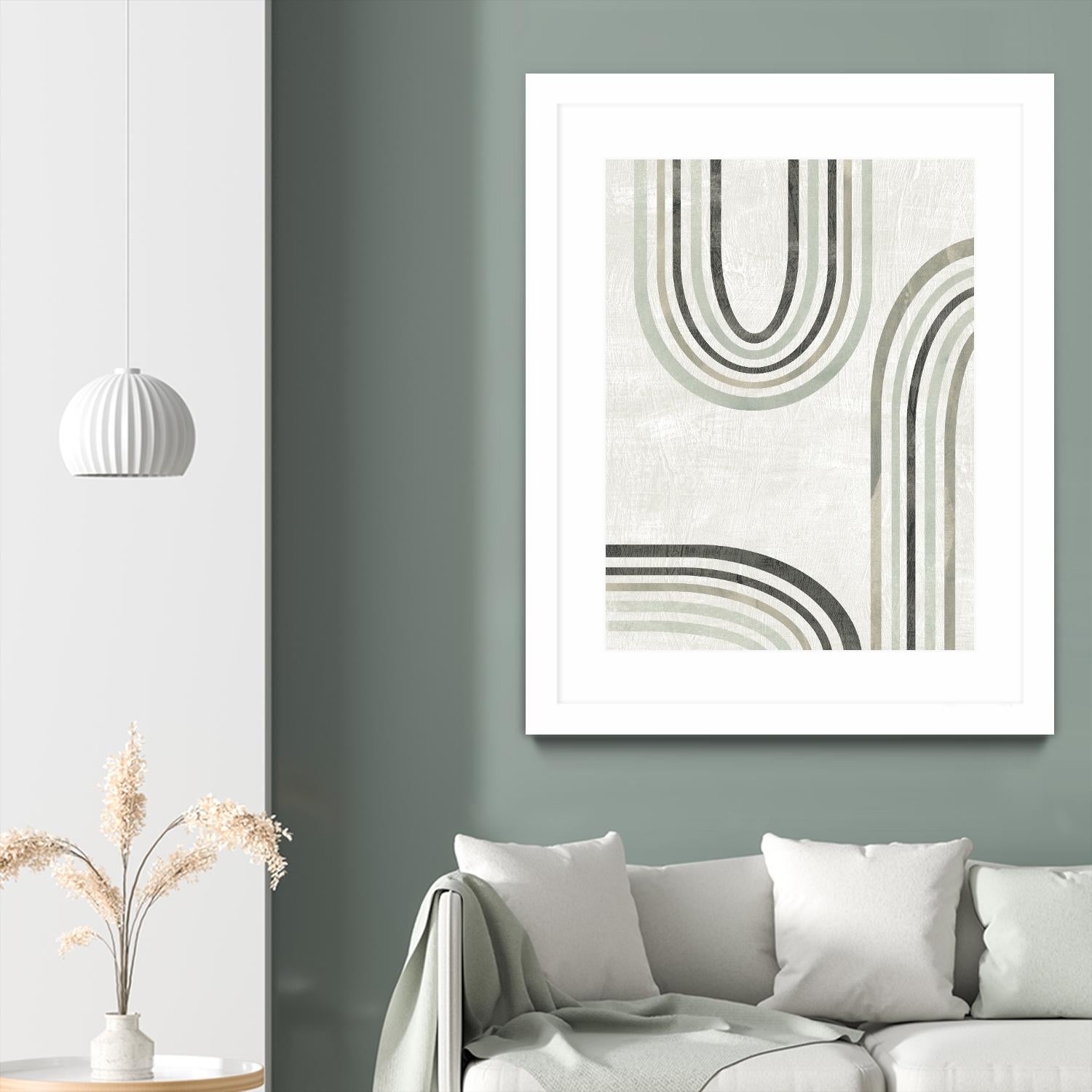 Modern Arc in Color IV by June Erica Vess on GIANT ART - neutral abstract