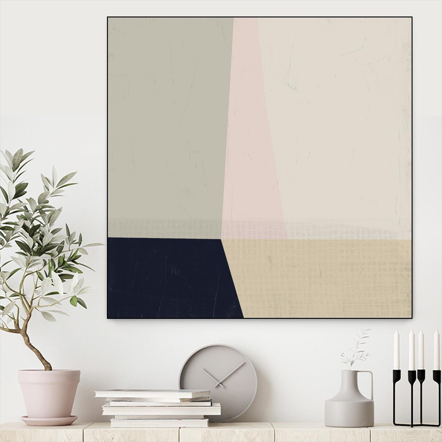 Color Plain I by June Erica Vess on GIANT ART - neutral abstract