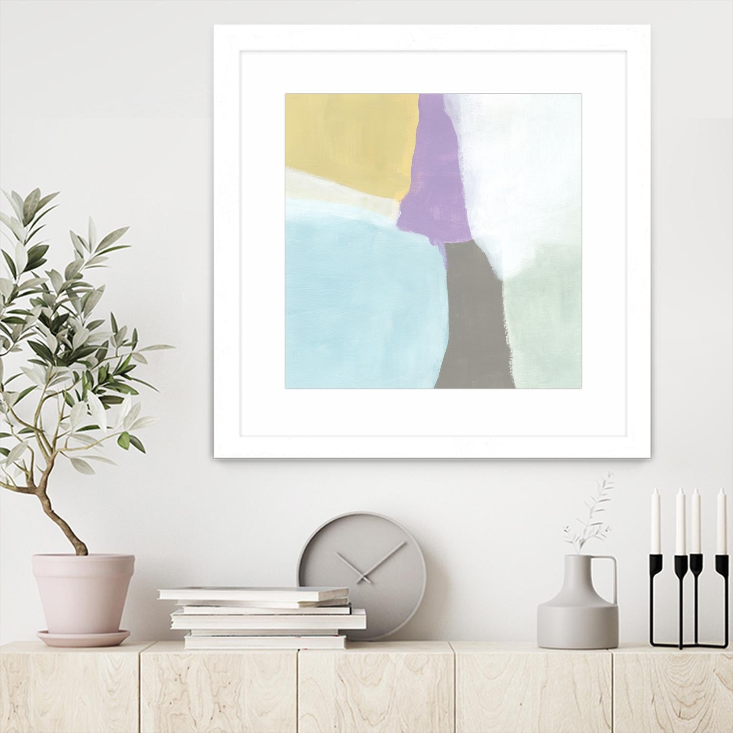 Cloud Block II by June Erica Vess on GIANT ART - pastels abstract