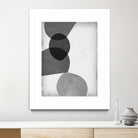 Grey Shapes II by Jennifer Goldberger on GIANT ART - neutral abstract