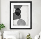 Grey Shapes II by Jennifer Goldberger on GIANT ART - neutral abstract