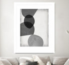 Grey Shapes II by Jennifer Goldberger on GIANT ART - neutral abstract