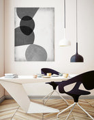 Grey Shapes II by Jennifer Goldberger on GIANT ART - neutral abstract