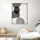 Grey Shapes II by Jennifer Goldberger on GIANT ART - neutral abstract
