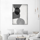 Grey Shapes II by Jennifer Goldberger on GIANT ART - neutral abstract