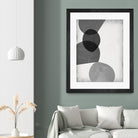Grey Shapes II by Jennifer Goldberger on GIANT ART - neutral abstract