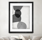 Grey Shapes II by Jennifer Goldberger on GIANT ART - neutral abstract