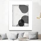 Grey Shapes III by Jennifer Goldberger on GIANT ART - neutral abstract