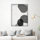 Grey Shapes III by Jennifer Goldberger on GIANT ART - neutral abstract