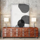 Grey Shapes III by Jennifer Goldberger on GIANT ART - neutral abstract