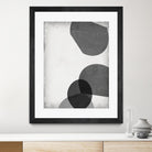 Grey Shapes III by Jennifer Goldberger on GIANT ART - neutral abstract