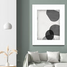 Grey Shapes III by Jennifer Goldberger on GIANT ART - neutral abstract