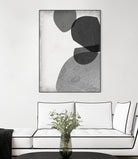 Grey Shapes IV by Jennifer Goldberger on GIANT ART - neutral abstract