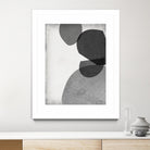 Grey Shapes IV by Jennifer Goldberger on GIANT ART - neutral abstract