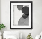 Grey Shapes IV by Jennifer Goldberger on GIANT ART - neutral abstract