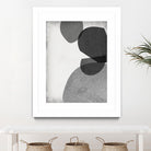 Grey Shapes IV by Jennifer Goldberger on GIANT ART - neutral abstract