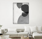 Grey Shapes IV by Jennifer Goldberger on GIANT ART - neutral abstract