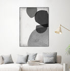 Grey Shapes IV by Jennifer Goldberger on GIANT ART - neutral abstract