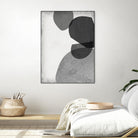 Grey Shapes IV by Jennifer Goldberger on GIANT ART - neutral abstract