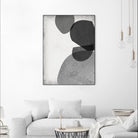 Grey Shapes IV by Jennifer Goldberger on GIANT ART - neutral abstract