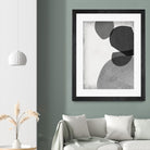 Grey Shapes IV by Jennifer Goldberger on GIANT ART - neutral abstract