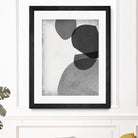 Grey Shapes IV by Jennifer Goldberger on GIANT ART - neutral abstract