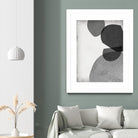 Grey Shapes IV by Jennifer Goldberger on GIANT ART - neutral abstract